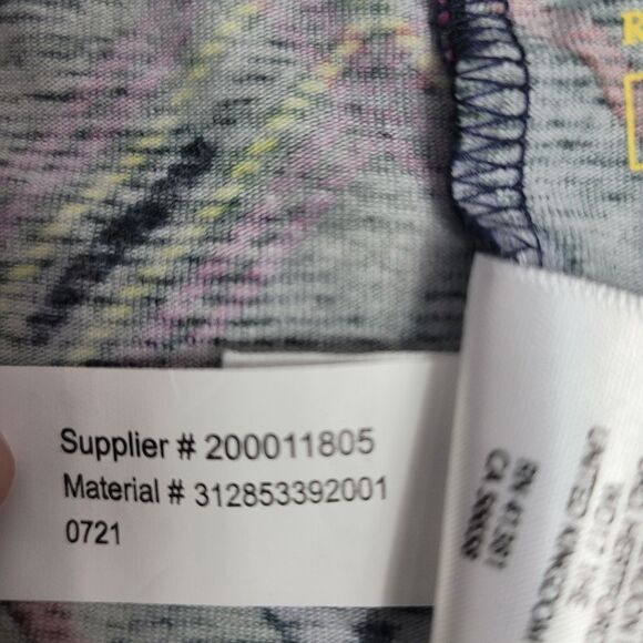 POLO Ralph Lauren Girls Patchwork Plaid Stretch Jersey Leggings Size 6X - Picture 12 of 14